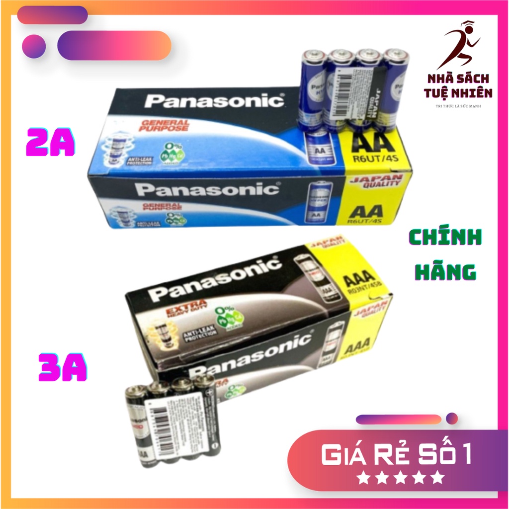 Pin panasonic chính hãng cấp pin 2a Panasonic pin 3A panasonic CAM KẾT CHÍNH HÃNG