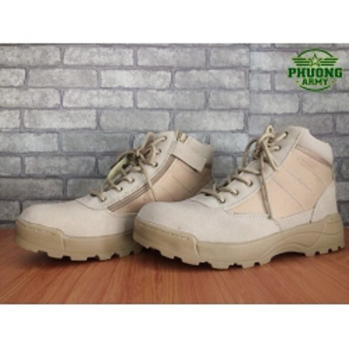 Giày SWAT CỔ THẤP VÀNG CÁT