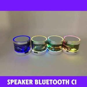 Loa Bluetooth C1 Mini Có Đèn Led Cho Xe Hơi