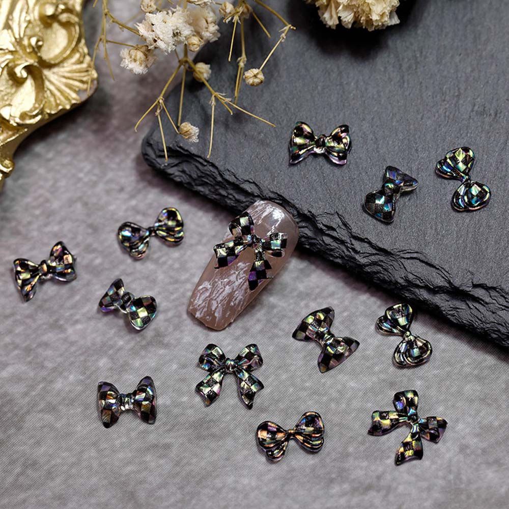 [Hàng mới về] Nơ trang trí móng tay nhiều màu sắc phong cách Nhật Bản dễ thương