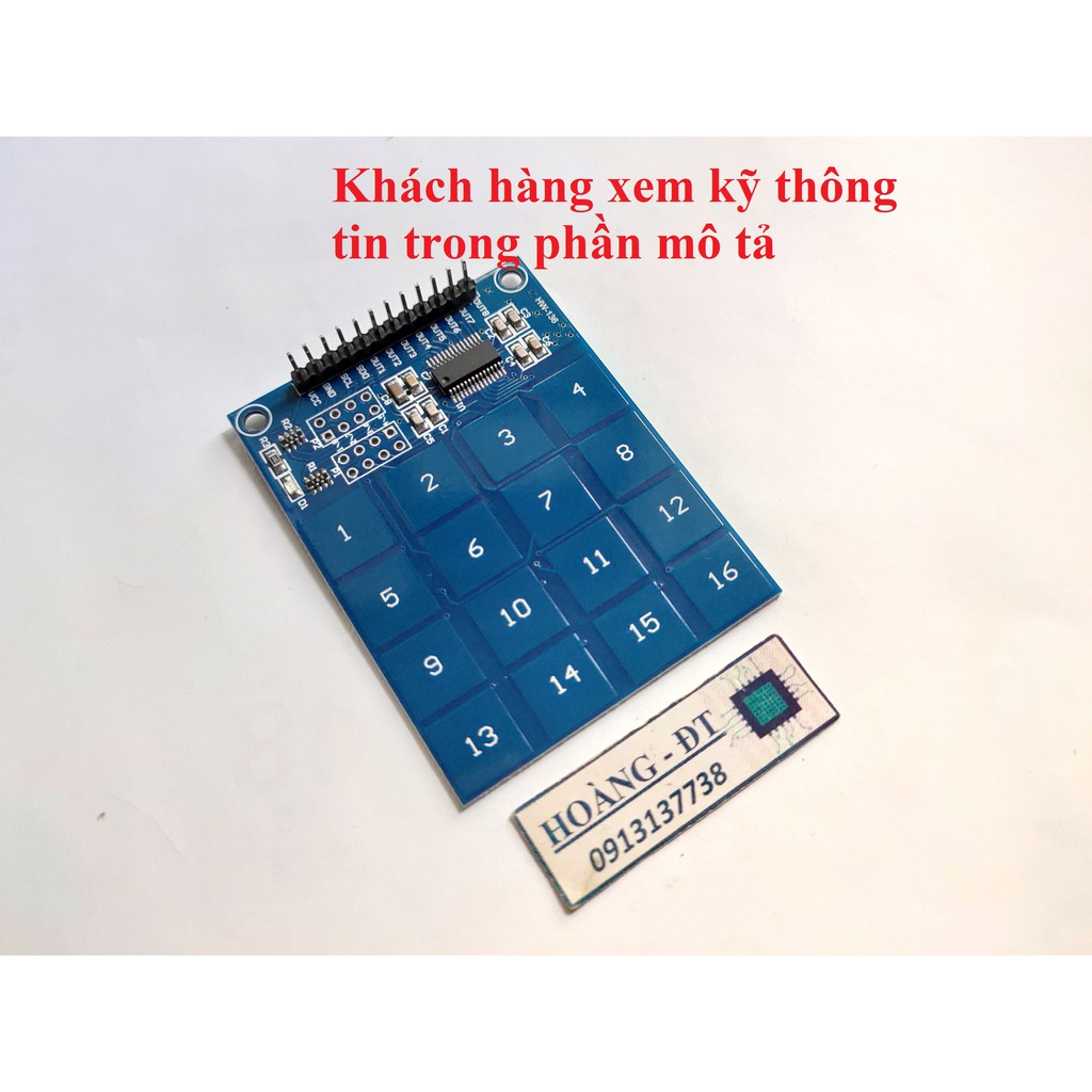 Module cảm ứng chạm tay 16 kênh