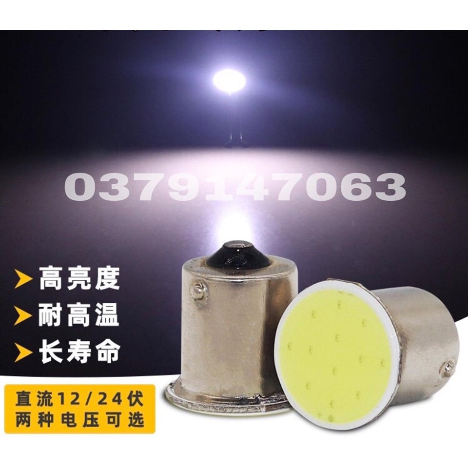 1 bóng đèn Led xi nhan, đèn led de dành cho xe hơi và SH125, SH150, SH Việt nam - Màu sáng trắng