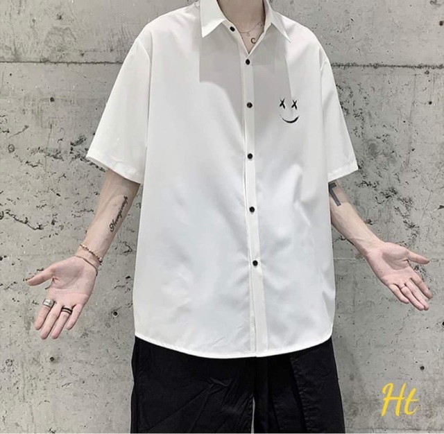 Áo sơ mi mặt XX ngắn tay HT12