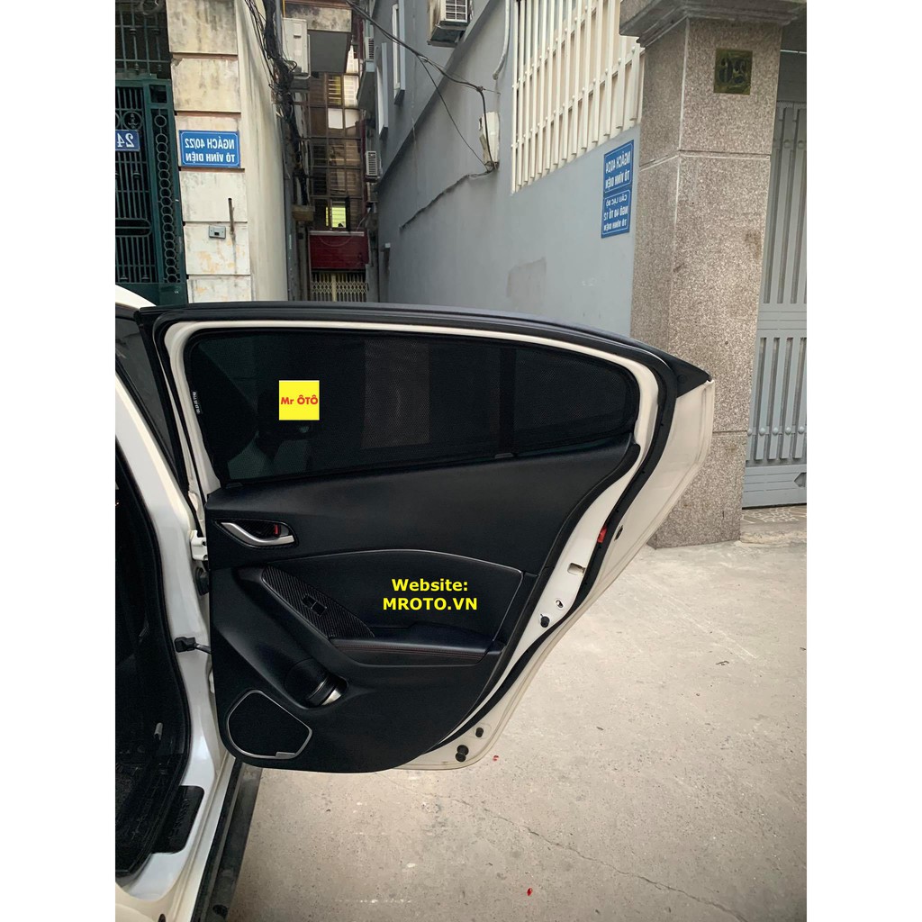 RÈM CHE NẮNG NAM CHÂM CHO XE MAZDA 3 ALL NEW 2015-2019. BẢO HÀNH 2 NĂM TOÀN QUỐC
