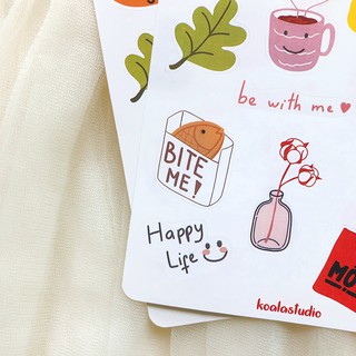 Bullet journal sticker - Cozy life 2- Trang trí sổ planner