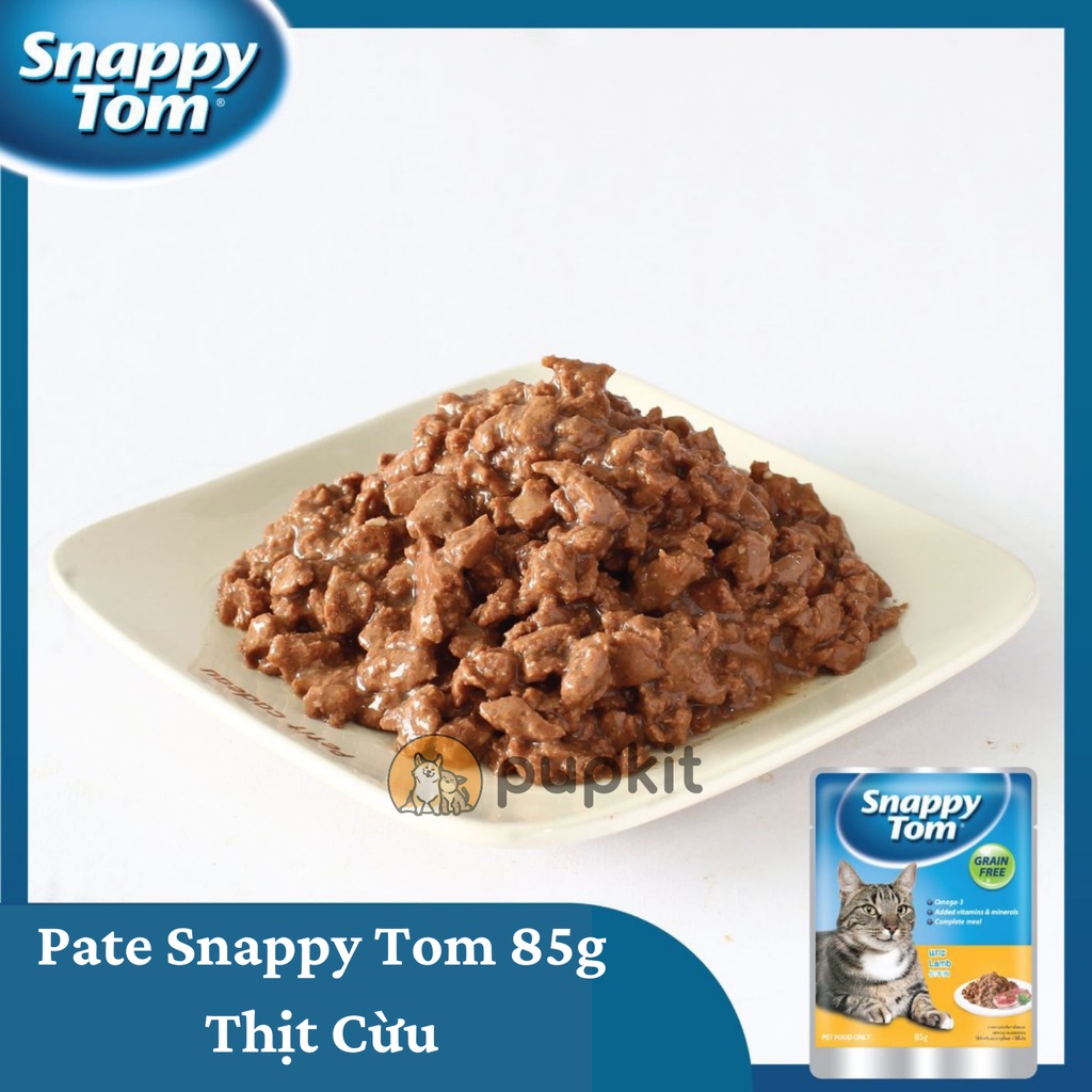 Pate Snappy Tom Cho Mèo Gói 85g