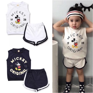 Set bộ ba lô mickey hãng kid tales