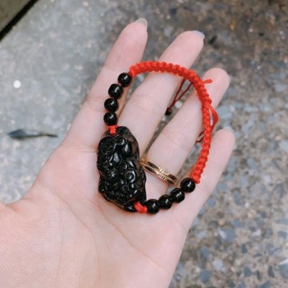 🎀 Vòng Tỳ Hưu Đá Thái Lan (màu đen) 🎀