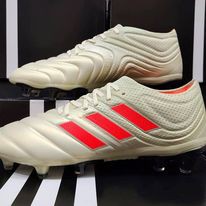 Giày đá bóng sân cỏ tự nhiên Adidas Copa 19.1 FG(Kem Sọc Đỏ)