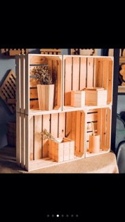 HỘP GỖ PALLET TRANG TRÍ
