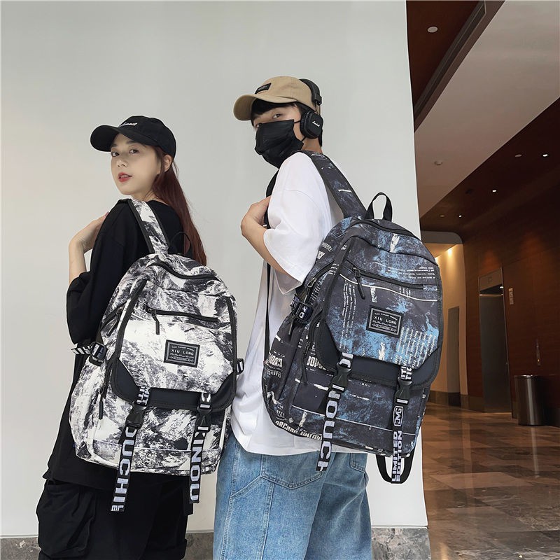 ☢✽▪Balo Du Lịch 💖Vải Dù💖 Balo ULZZANG Đi Học Thời Trang Chống Nước Nhiều Ngăn Đựng Laptop Cao cấp Hàn Quốn
