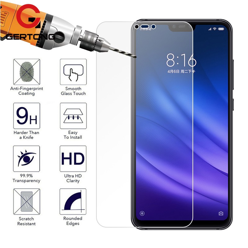 Kính cường lực trong suốt cho Xiaomi Redmi Note 6 Pro 5 Plus Note 4X Mi 8 lite 5X A1 6X