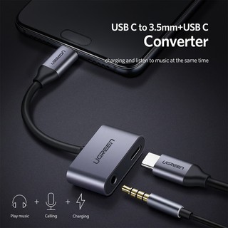 Cáp USB Type C ra Audio 3.5mm & USB C Sạc Cao Cấp UGREEN 50596