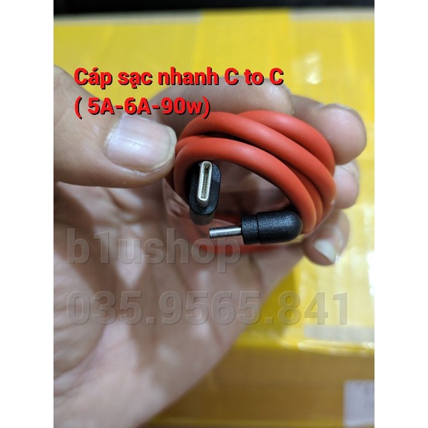 Cáp sạc 6A- C to C  Gamingphone