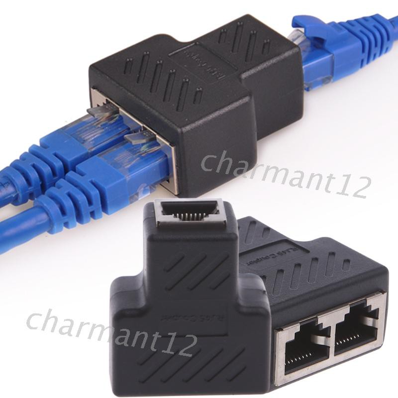 Cáp Chia Mạng Lan Ethernet 1 Ra 2 Đầu Female