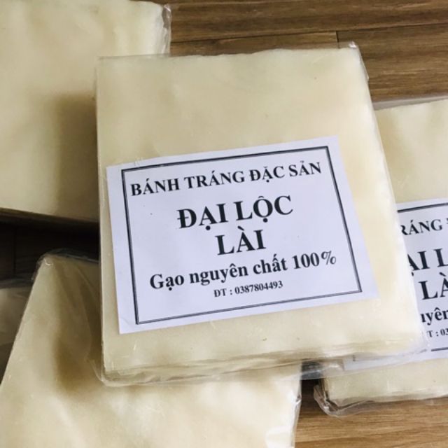 Bánh Tráng Đại Lộc Đà Nẵng túi 500gr -làm bánh tráng cuốn thịt heo ngon bá cháy -  bánh nhúng nước