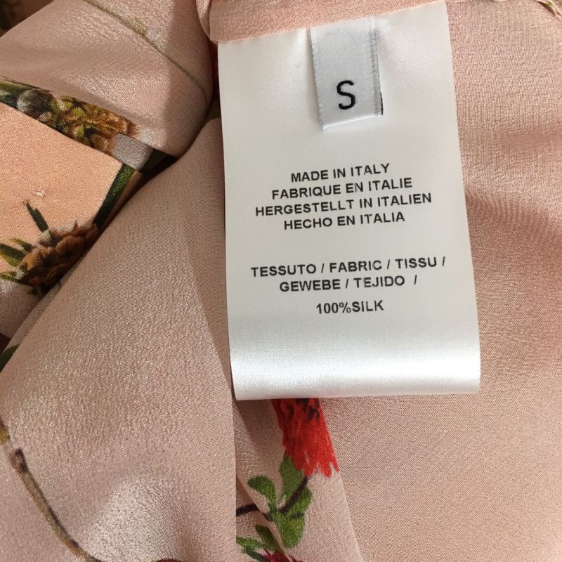 áo sơ mi lụa cho nữ họa tiết hoa hồng red Valentino mẫu mới