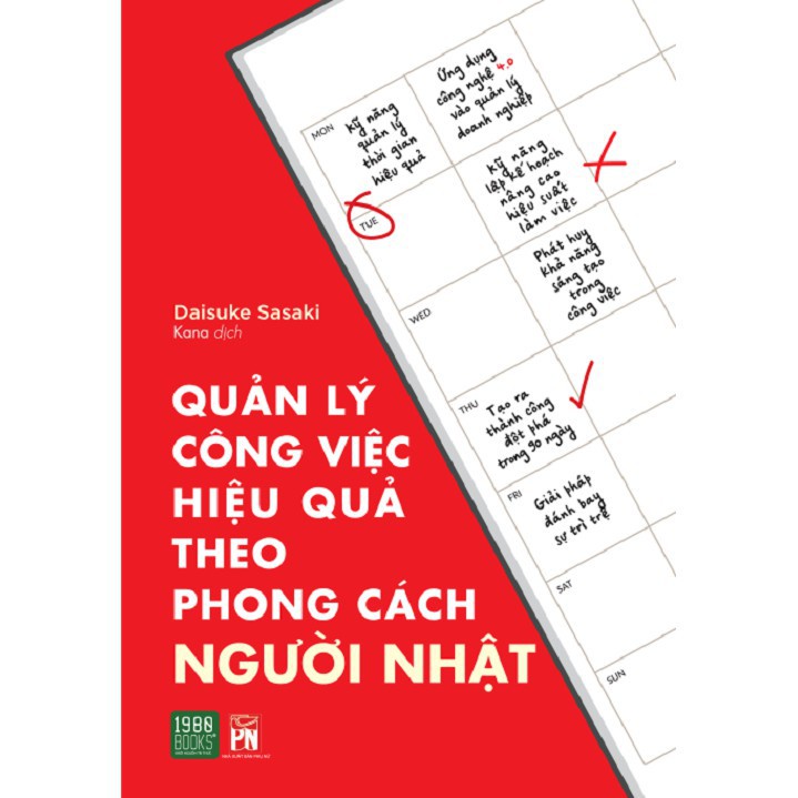 Sách - Quản Lý Công Việc Hiệu Quả Theo Phong Cách Người Nhật - TTR Bookstore
