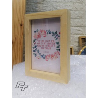 Khung ảnh A6 10x15 Postcard - Khung hình gỗ thông mặt kính - Khung ảnh đẹp để bàn - Picture Frames Tiệm Khung PT