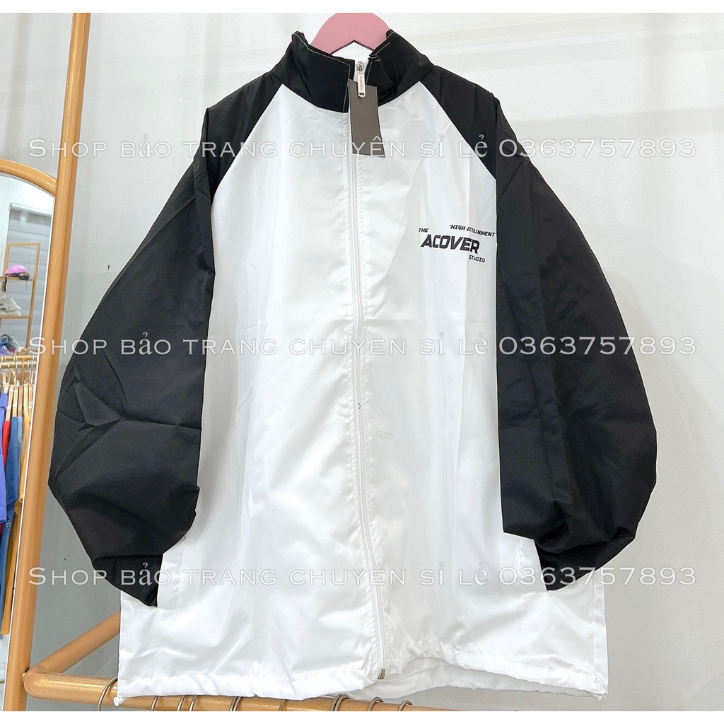Áo Khoác Gió Dù ACOVER Form Rộng Bigsize Kiểu Dáng Unisex Nam Nữ Ulzzang Phong Cách Cá Tính Năng Động Trẻ Trung