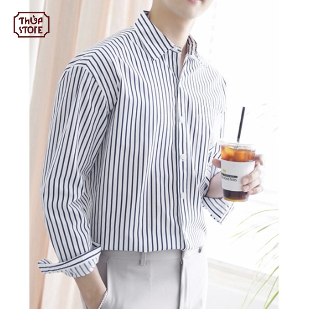 Áo sơ mi nam bigsize công sở dài tay thanh lịch, thon gọn, vải không nhăn | BigBuy360 - bigbuy360.vn