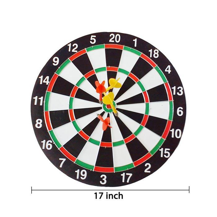 Bảng phóng phi tiêu JESSE 17inch 2 mặt kèm 6 phi tiêu. Hàng Chính Hãng.