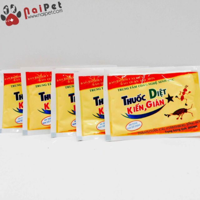 Thuốc diệt kiến gián gói 10g