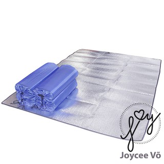 Bạt tráng nhôm hai mặt, 150x200cm đùng ngủ trưa, trải lều, dã ngoại, picnic, leo núi, đi phượt B1316
