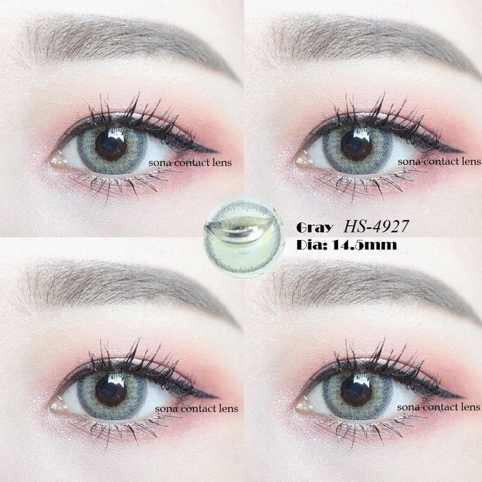 Mẫu LENS CẬN HS-4927 GRAY (kính áp tròng Sona Hàn Quốc)