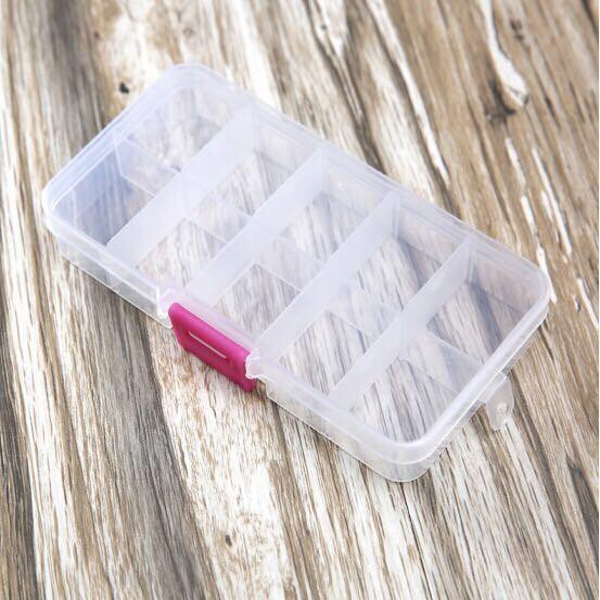 Hộp đựng đồ 10 - 15 ngăn trong suốt tiện dụng 1253 Tổng Kho Sỉ Gia Dụng