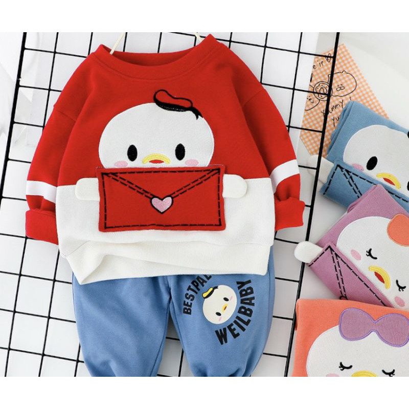 Set nhện và vịt bé trai