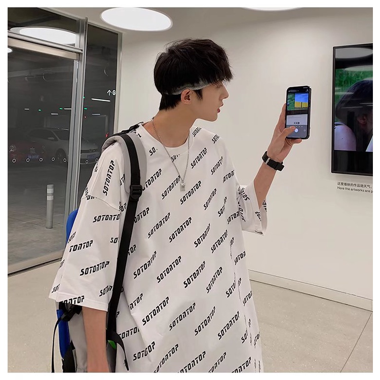 Áo Thun Nam Tay Ngắn In Hình Toàn Bộ Hồng Kông Thời Trang Mùa Hè Siêu Hot