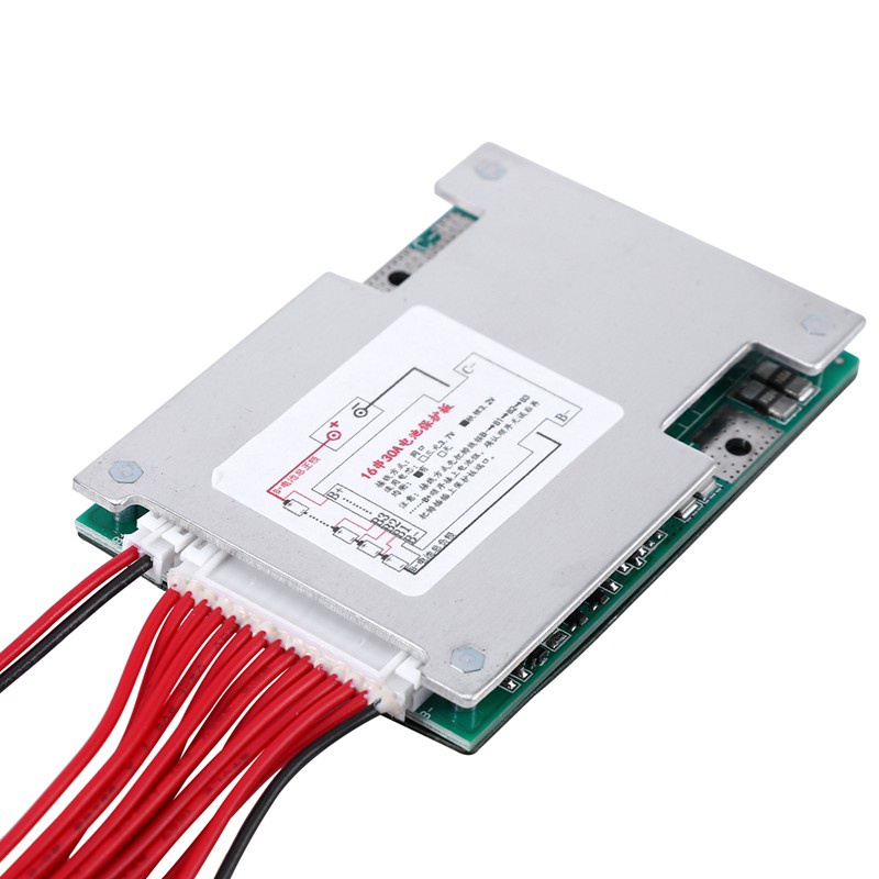 Bảng mạch bảo vệ pin 16S 48V 30A LIFEPO4 BMS PCB dành cho xe đạp điện ESCOOTER