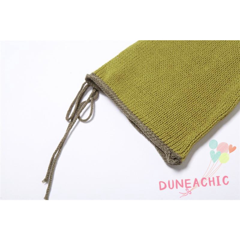 DUNEA Áo Dệt Kim Nữ Trễ Vai Tay Dài Gợi Cảm