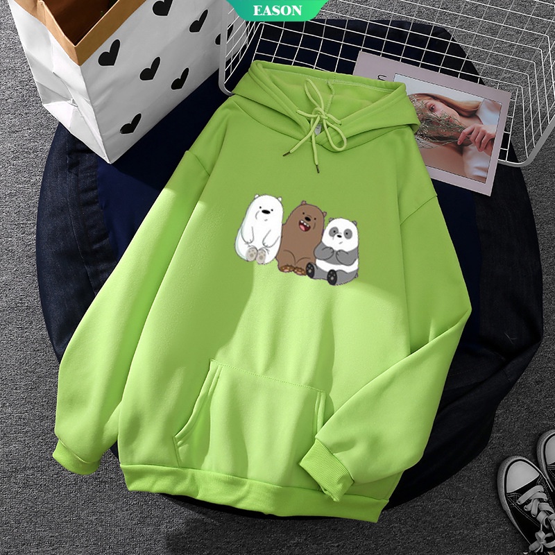 Áo Hoodie Tay Dài In Hình Gấu Thời Trang Dành Cho Nam