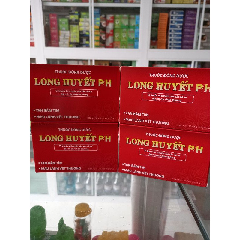 LONG HUYẾT PH hộp 2 vỉ x 12 viên
