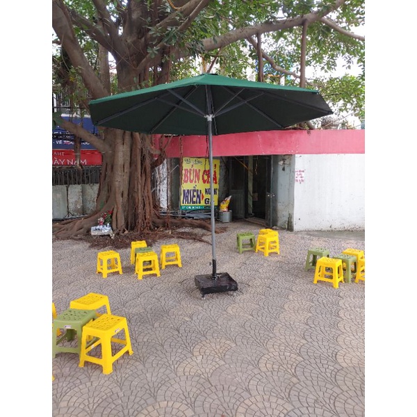 Chân đế có bánh xe dùng cho Ô chính tâm tròn và các loại Ô che mưa nắng