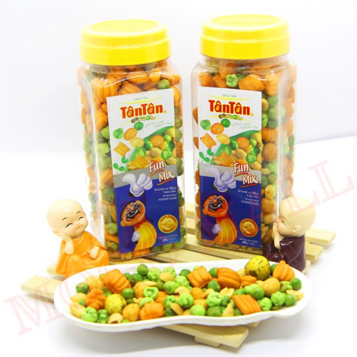 Combo 3 Hũ Snack và Đậu Thập Cẩm Tân Tân -