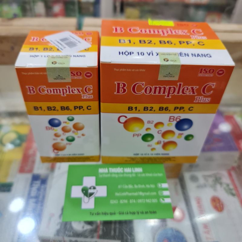 Viên uống B Complex C Plus ⚡ Tặng quà ⚡ Bổ sung vitamin C và khoáng chất, Giúp ăn ngon miệng