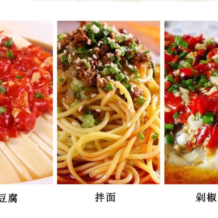 Sốt Ớt Băm He Fu Ji đặc sản Hồ Nam sốt ớt hấp đầu cá 120g