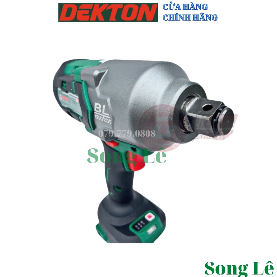 Máy Siết Bulong Pin Dekton M21-IW1450N - Lực Siết 1450Nm - Motor Brushless - Đầu Khẩu 3/4- Chân Pin Phổ Thông