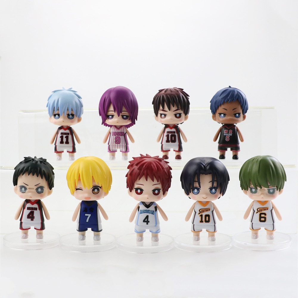 Mô hình nhân vật chibi Kuroko No Basket 9 thành viên