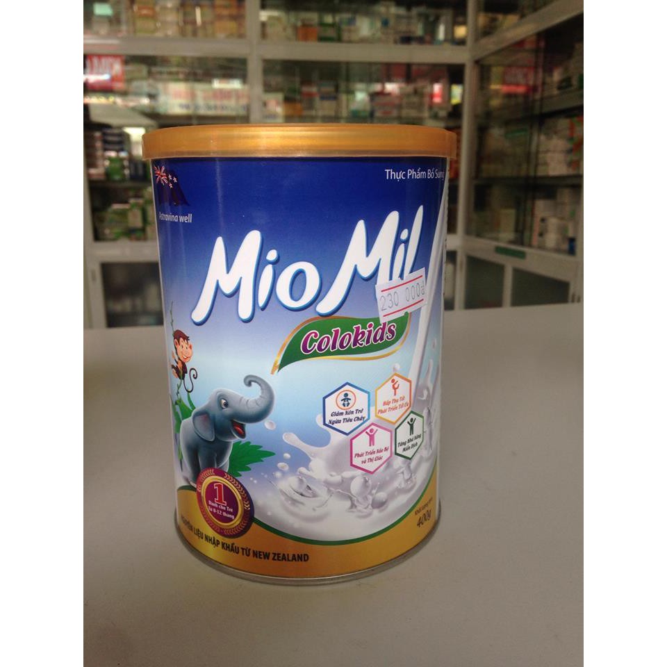 Sữa MIO MIL COLOKIDS cho trẻ biếng ăn, hay nôn trớ, tiêu hóa kém từ 0-12 tháng tuổi