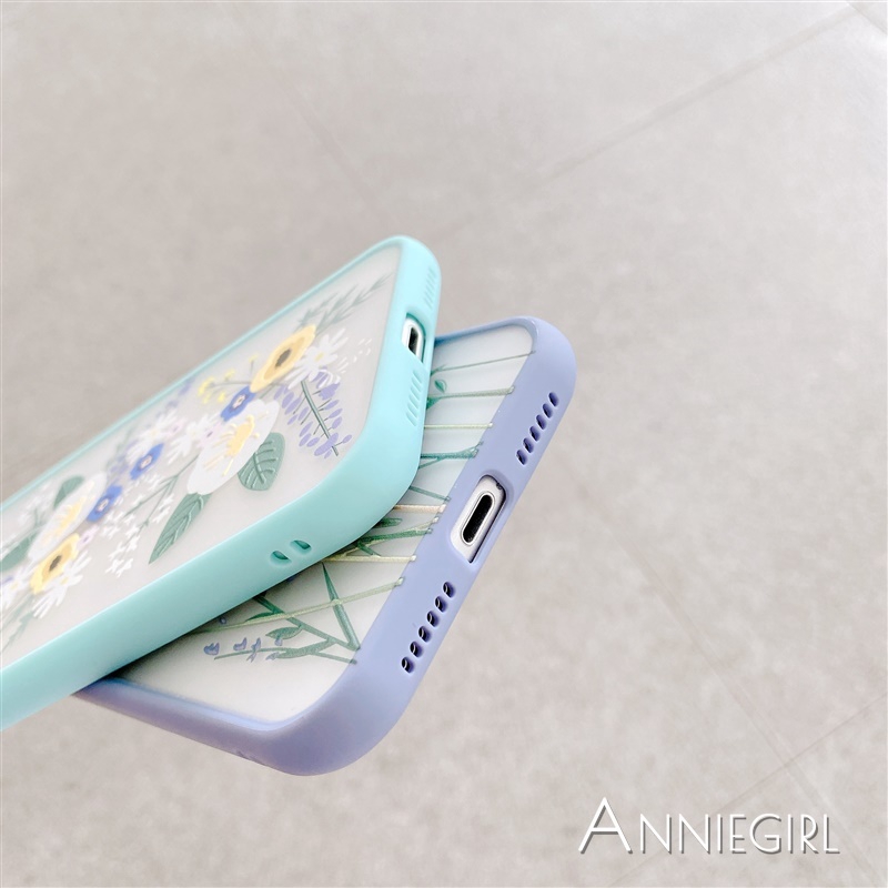 Ốp điện thoại TPU mềm họa tiết tranh vẽ hoa cho iPhone 11 Pro Max X Xs Max XR 8 7 Plus SE 2020