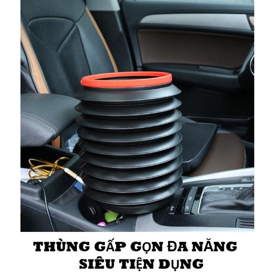 Thùng Rác Gấp Gọn Trên Xe Hơi Tiện Dụng