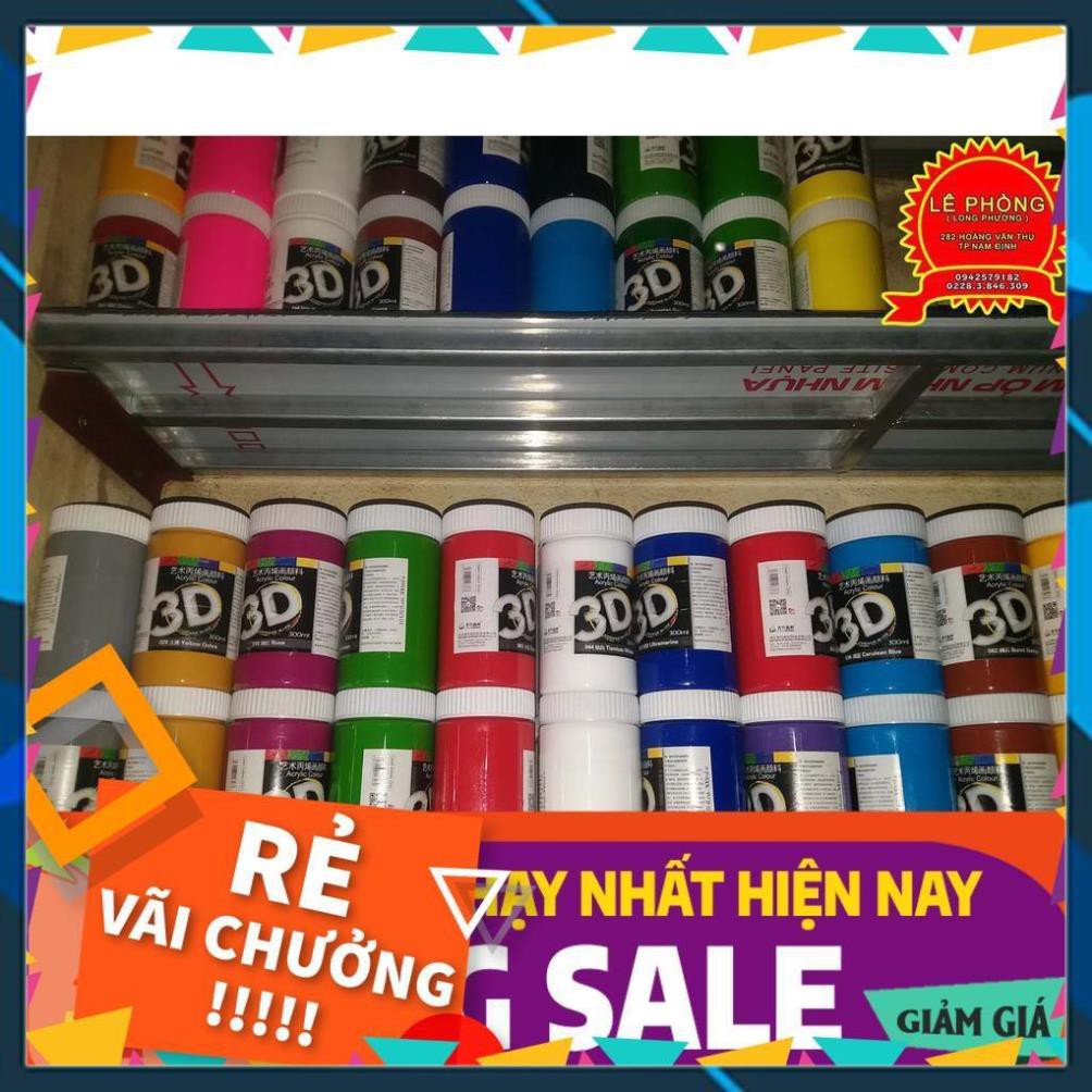 [BÁN CHẠY]  MÀU ACRYLIC 3D LỌ 300ML.