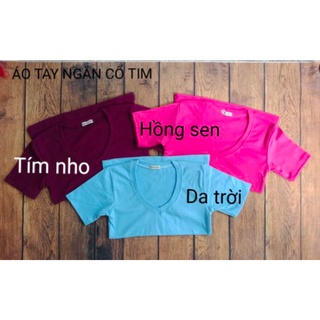 ÁO BODY CỔ TIM LEN TĂM