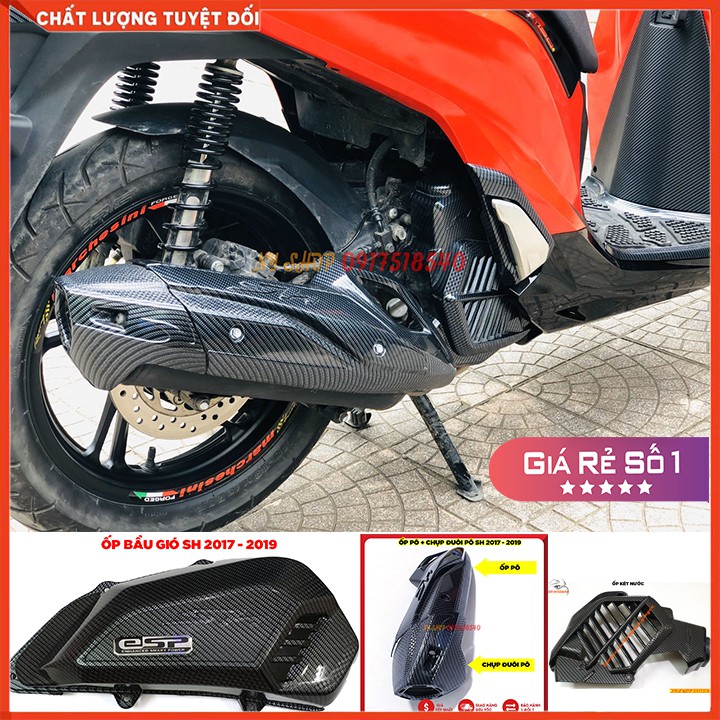 Combo Bộ sơn Carbon 4 món cho Sh việt 2017 tới 2019