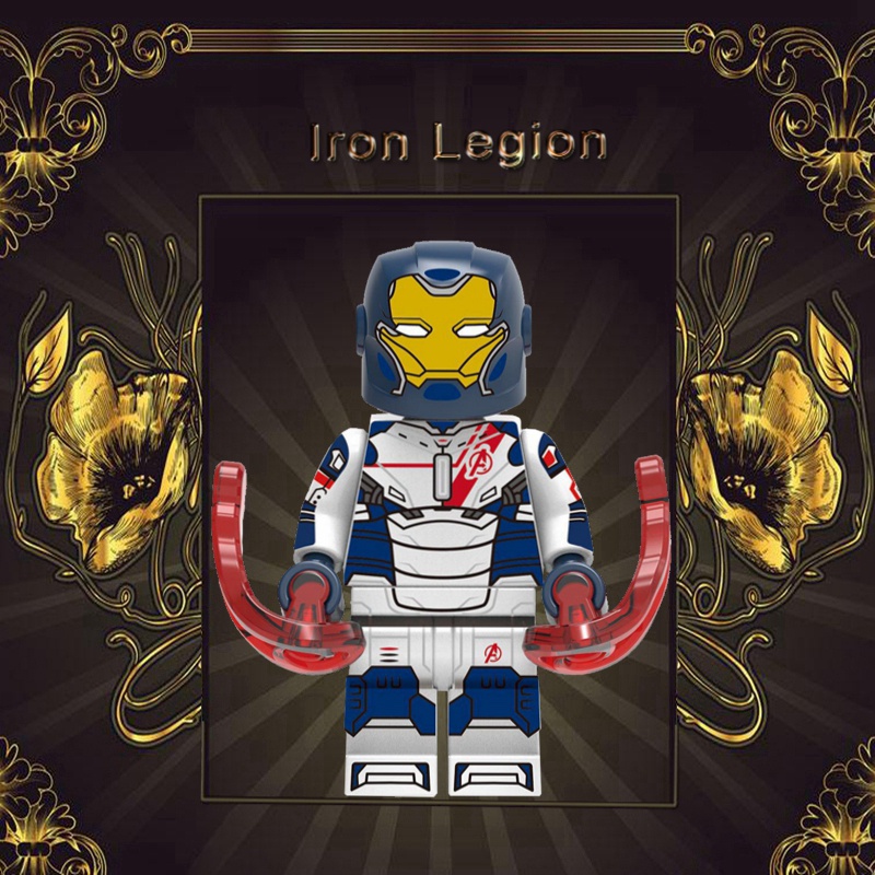 Bộ Đồ Chơi Lắp Ráp Mô Hình Nhân Vật Iron Man Marvel