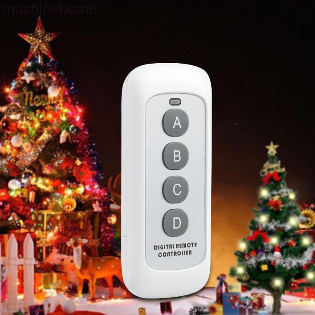 Remote điều khiển EV1527 433MHz 4 nút bấm cho hệ thống ga-ra nhà thông minh